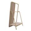 Clothes Hanger With Mirror, Large - Brown - Image 3