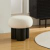 Lamb Wool Seat With Barrel Pipe / Black Ash Willow - White - Image 5