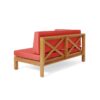 Brava - X Back Left Corner Bench - Red - Image 4