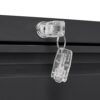 Filing Cabinet Lateral File Cabinet 3 Drawer, Blcak Locking Metal File Cabinets Three Drawer, Office Filing Cabinet With Lock Drawers For Home Office - Black - Image 8