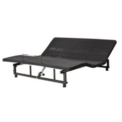 Adjustable Bed Base Frame With Head And Foot Incline Wireless Remote Zero Gravity Quiet Motor Black Queen - Antique Black