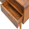 Curved Media Unit - Chestnut - Image 5