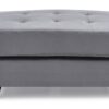 Stylish Contemporary Ottoman For Every Space - Gray - Image 4