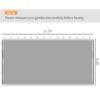 Outsunny - 10' x 13' Replacement Mesh Sidewall Netting For Patio Gazebos And Canopy Tents With Zippers (Sidewall Only) - White - Image 7