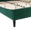 Aspen - King Vertical Tufted Modern Headboard Platform Bed Set - Evergreen - Image 9