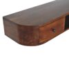Lunar - 2 Drawer Floating Console - Chestnut - Image 7
