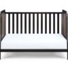 Brees Island - 3 In 1 Convertible Crib - Black, Brownstone - Image 4