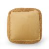 Spongy - Microfiber Square Pouf, Fun And Cozy Seating - Yellow - Image 4
