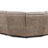 Olwen - Nubuck Power Recliner Sectional Sofa With USB Port - Mocha - Image 8