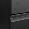 2 Drawer File Cabinet With Lock, Metal Under Desk Rolling Filing Cabinet Fits Letter / Legal / A4 Size For Home Office, Mobile Filing Cabinet - Black - Image 5