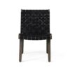 Outdoor 3 Piece Wood Patio Seating Set - Black - Image 3