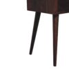 Mini 2 Drawer Bedside Table - Walnut - Image 7