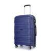 Hardshell Suitcase Spinner Wheels Pp Luggage Sets Lightweight Durable Suitcase With Tsa Lock, 3 Piece Set (20/24/28) - Navy - Image 9