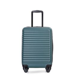 20" Carry On Luggage Lightweight Suitcase, Spinner Wheels - Green