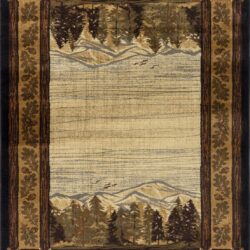 Nature's Nest - 2' X 3' Lodge Area Rug - Multi