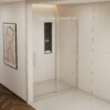 Polished Semi Frame Single Sliding Shower Door With 304 Stainless Steel And Clear Tempered Glass - Chrome - Image 6