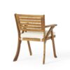 Dining Chair With Water Resistant Cushion - Teak - Image 7