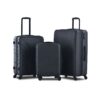 3 Piece Luggage Sets, Lightweight Suitcase With Two Hooks, Spinner Wheels, Tsa Lock, (20/24/28) - Black - Image 16