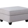 Cooper - 7 Piece Reversible L-Shape Sectional Sofa & Comfort Ottoman And Cupholder - Light Gray - Image 4