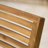 Dining Chair With Water Resistant Cushion - Teak - Image 9