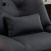 270 Swivel Glider Recliner Chair, Power Recliner Rocking Chair, USB Port Charge For Nursery Chair With Atmosphere Lamp For Living Room Bedroom Apartment - Black - Image 13