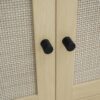2 Door Shoe Cabinet With 1 Drawer, Freestanding Modern Shoe Storage Cabinet, For Entryway - Natural - Image 19