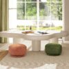 Fuji - Mushroom Footstool Ottoman - Spice Orange - Image 7