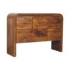 Darcy - 3 Over 3 Drawer Chest - Brown - Image 4