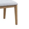 Delphine - Round Dining Table Set With Chairs (Set of 5) - Oak Finish And Gray - Image 6