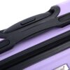3 Piece Luggage Sets Lightweight Suitcase With Two Hooks, Spinner Wheels, Tsa Lock, (20/24/28) - Light Purple - Image 31