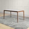 Lindsey - White Top Dining Table - Brown / White - Image 2