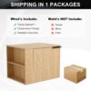 Modern Bathroom Vanity, Cabinet Set Without Sink - Oak - Image 5
