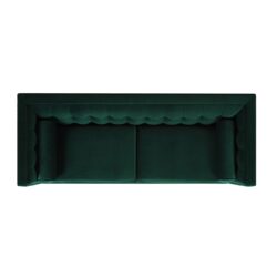Jack - Modern Tuxedo Tufted Sofa - Evergreen