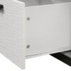 Matilda - Coffee Table With White Faux Marble Top - White - Image 4