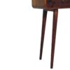 Curved Hallway Table - Chestnut - Image 5