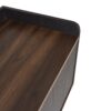 Mid Century TV Stand With 2 Cabinets & Open Compartments, Entertainment Center For Tvs Up To 70'', Television Console For Living Room - Dark Coffee / Black - Image 18