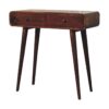 Curved Hallway Table - Chestnut - Image 3
