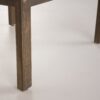 4 Piece Outdoor Chat Set With Water Resistant Cushion And Wood Frame - Cream / Gray - Image 4