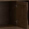 Harper - 3 Door Sideboard Buffet / Storage Cabinet - Walnut Brown - Image 6