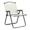 Folding Outdoor Chair For Indoor, Outdoor Camping, Picnics, Beach, Backyard, Bbq, Party, Patio - Beige - Image 6