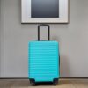 20" Carry On Luggage Lightweight Suitcase, Spinner Wheels - Turquoise - Image 3