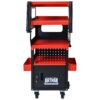 4 Level Multi Purpose Trolley For Diagnostics - Black / Red - Image 4