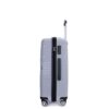 Hardshell Suitcase Double Spinner Wheels Pp Luggage Sets Lightweight Durable Suitcase With Tsa Lock, 3 Piece Set (20/24/28) - Silver - Image 12