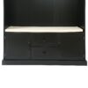 Hall Tree With 3 Hooks, Coat Hanger, Entryway Bench, Storage Bench, 3 In 1 Design, For Entrance, Hallway - Black - Image 11