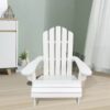 Outdoor Or Indoor Children Adirondack Chair - White - Image 9