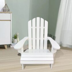 Outdoor Or Indoor Children Adirondack Chair - White