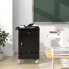 Mobile Charging Cart And Cabinet For Tablets Laptops 32-Device - Matt Black - Image 3
