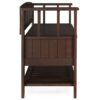 Acadian - Entryway Storage Bench With Shelf - Brown - Image 2