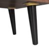Mid Century TV Stand With 2 Cabinets & Open Compartments, Entertainment Center For Tvs Up To 70'', Television Console For Living Room - Dark Coffee / Black - Image 24