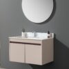 Elegant Vanity Top With Undermount Sink And Backsplash - White Carrara Marble - Image 18